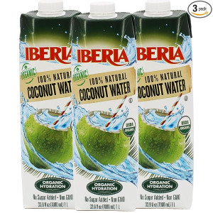 Triple Pack of 1-Liter Pure Organic Coconut Water